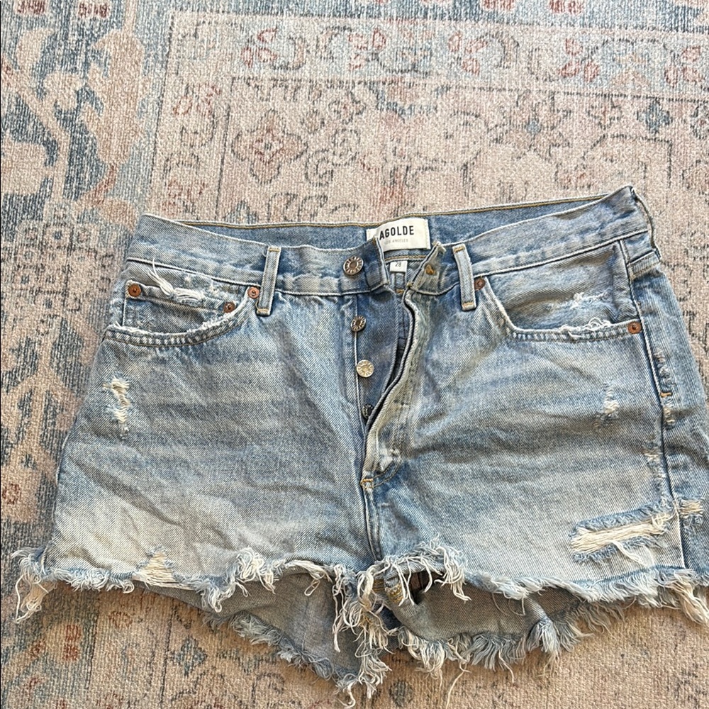 AGOLDE Parker vintage cut off short